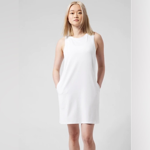 Athleta Dresses & Skirts - Athleta White Cotton Dress